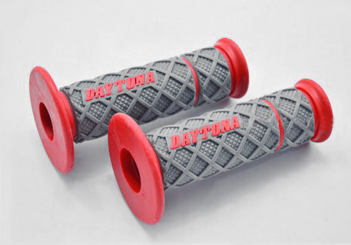 Daytona Motorcross Grip, Red Grey