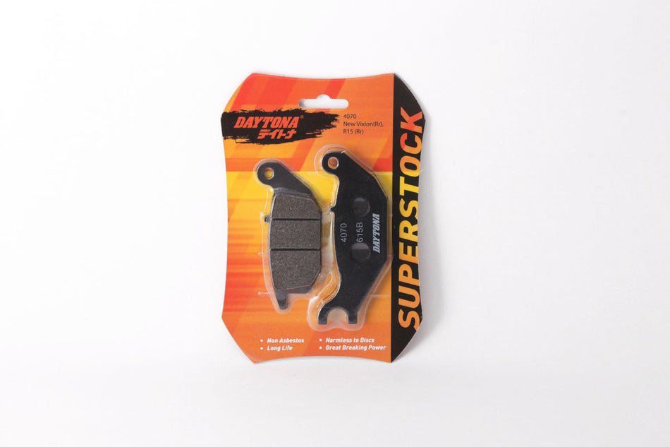 Daytona Superstock Kampas Rem Belakang. Vixion 2017-2020, R15, Supra X 125,  Blade 125, Tiger Revo, CS1
