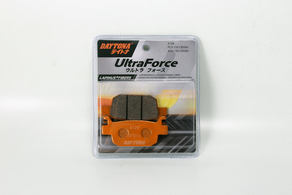 Kampas Rem Racing Daytona Lapinus Fiber PCX 150 (Rr), ADV150 (Rr) CBS