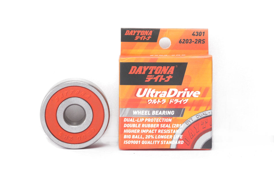 Pit-In Bearing Roda Daytona Ultra Drive, 6203-2RS *  TigerRevo,Ninja250Carb,Thunder,SatFU150,Supra,Revo