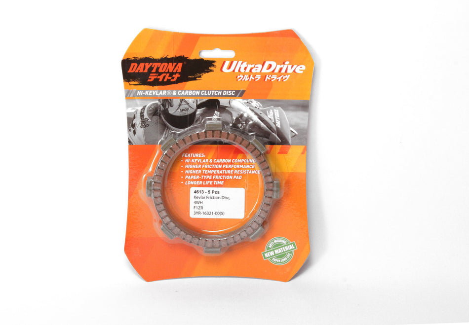 Kampas Kopling Ultra Drive Kampas Kopling, 5pcs, Orange  4WH   F1ZR  3YR-16321-00(5)