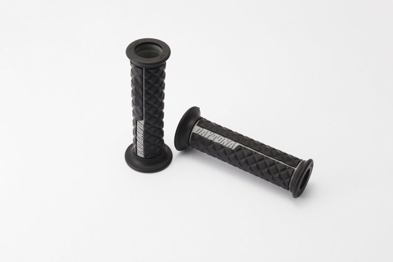 Daytona Slash Grips DAYTONA 120mm 7/8", Gray/Black..Open-End, Dual Compound