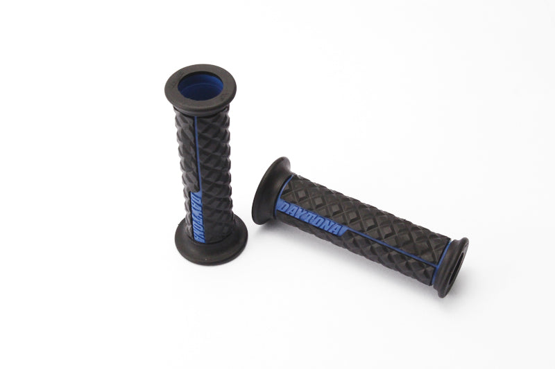 Daytona Slash Grips 120mm 7/8", Blue/Black..Open-End, Dual Compound