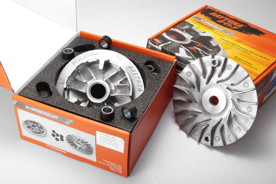 Daytona Hi Speed Pulley Kit, With Roller 6pcs Nmax 2015-2021, Aerox 2017-2021