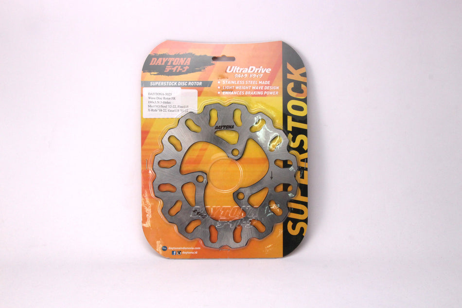 Disc Rotor Daytona Superstock Front, Mio M3/Z/J/S, Fino, Soul, Gear, X-Ride 125 (54P/1KP)