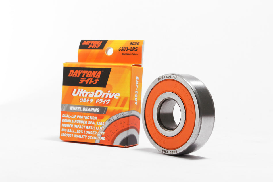 Pit-In Bearing Roda Daytona Ultra Drive, 6303-2RS  Tiger, RX King, Ninja 250