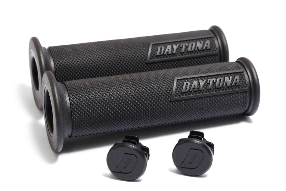 Daytona Superstock Grip SS-1, Black, With 2pcs of end cap, Black Color, 120mm