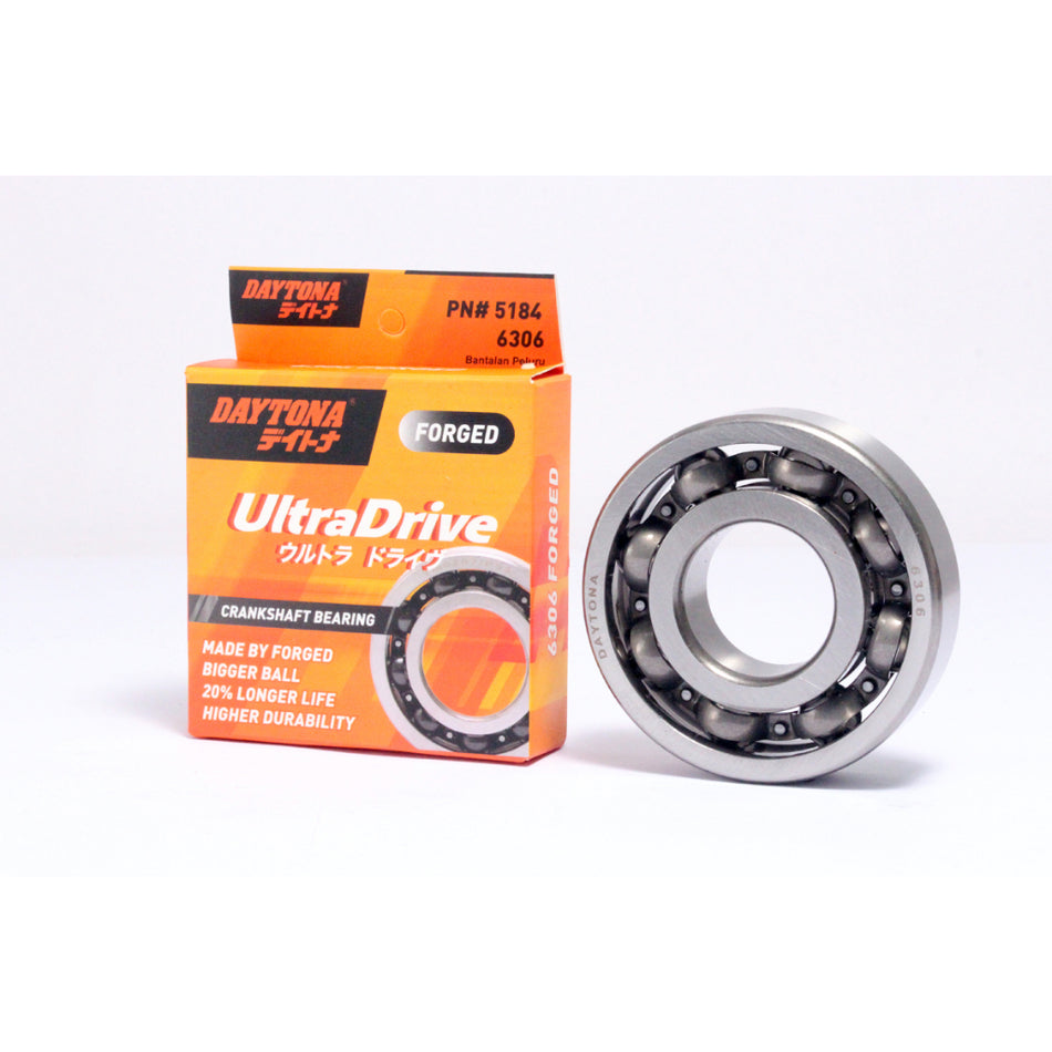 Bearing Krukas Daytona, #6306, Forged C3 Hi-Speed Type