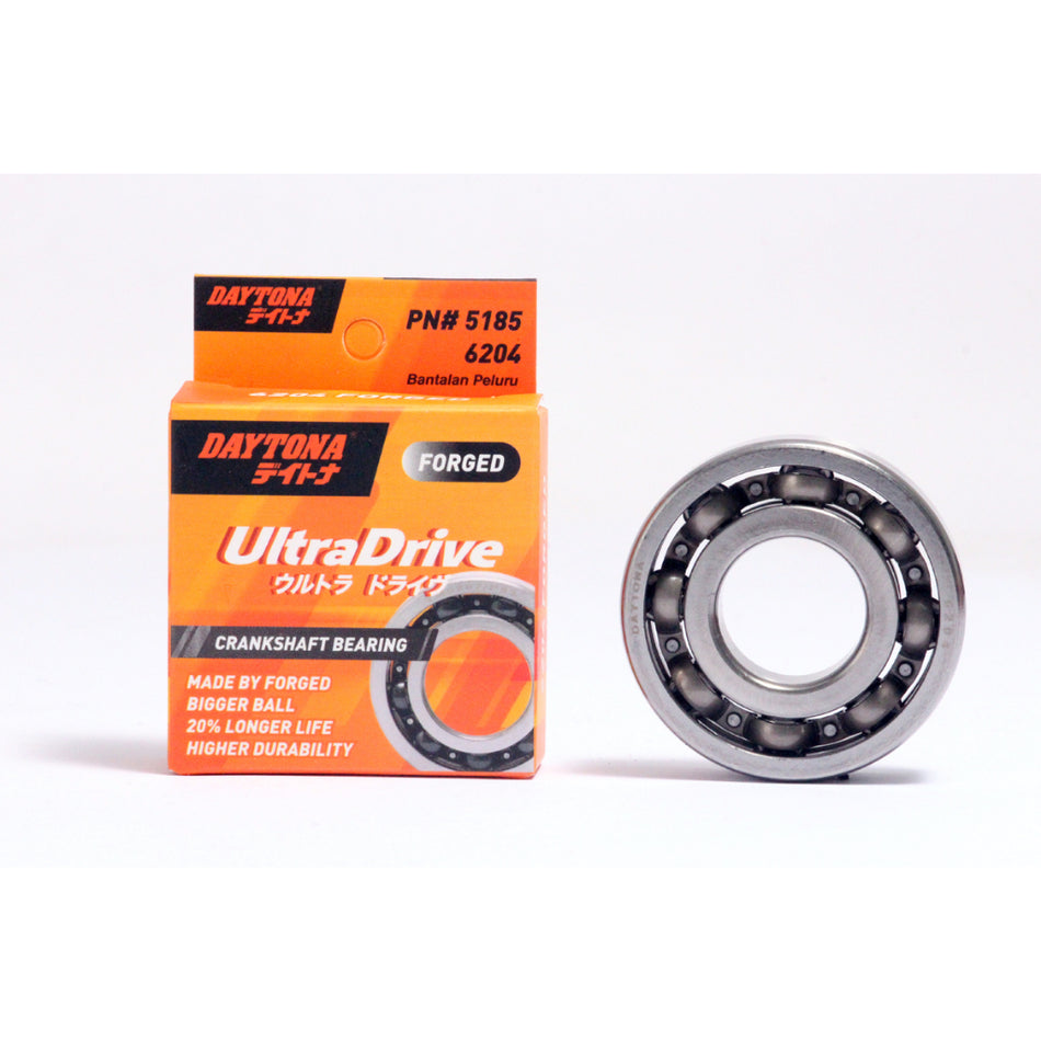 Bearing Krukas Daytona, #6204, Forged C3 Hi-Speed Type