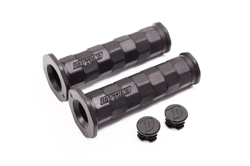 Daytona Grip Superstock SS-3 Octagon, Black-with 2 pcs of end cap, Black Color
