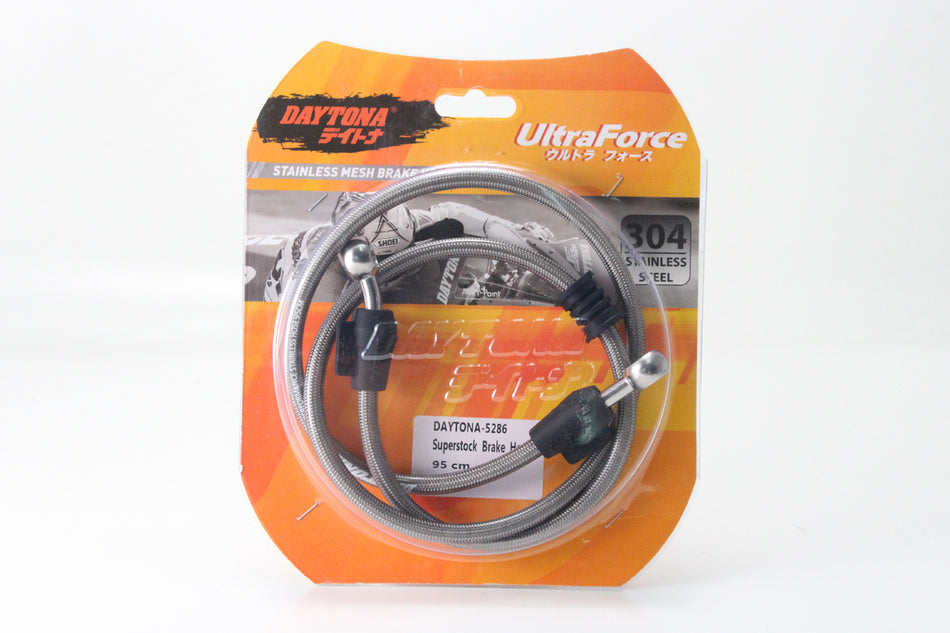 Selang Rem Racing Daytona 95cm, Transparan, Tahan Karat, Beat Fi, Vario 125 / 150, Aerox