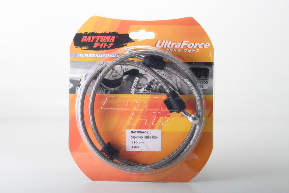 Selang Rem Racing Daytona 110cm, Transparan, Tahan Karat, Nmax Non-ABS, PCX160