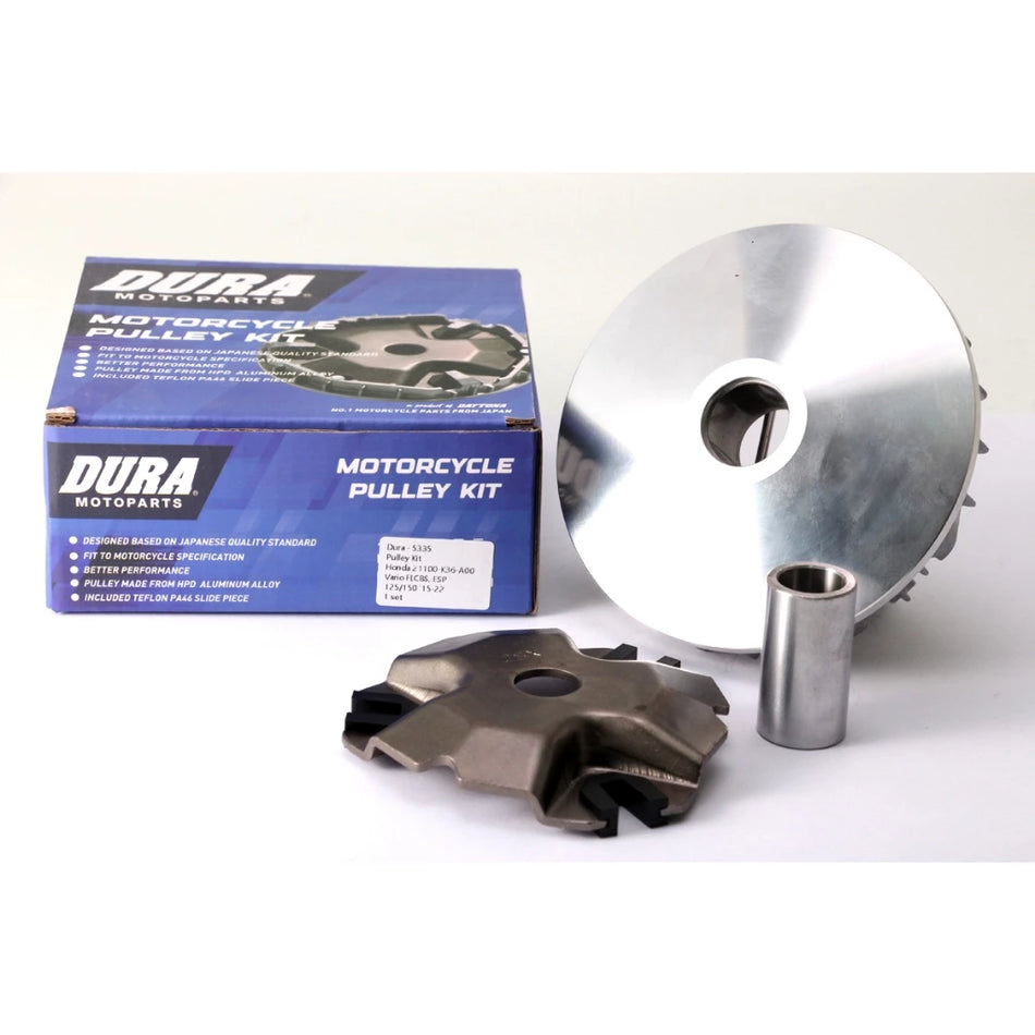 DURA Pulley Kit, HONDA K36 Vario CBS, ESP (Pulley, Ram Plate, Slider, Bushing)