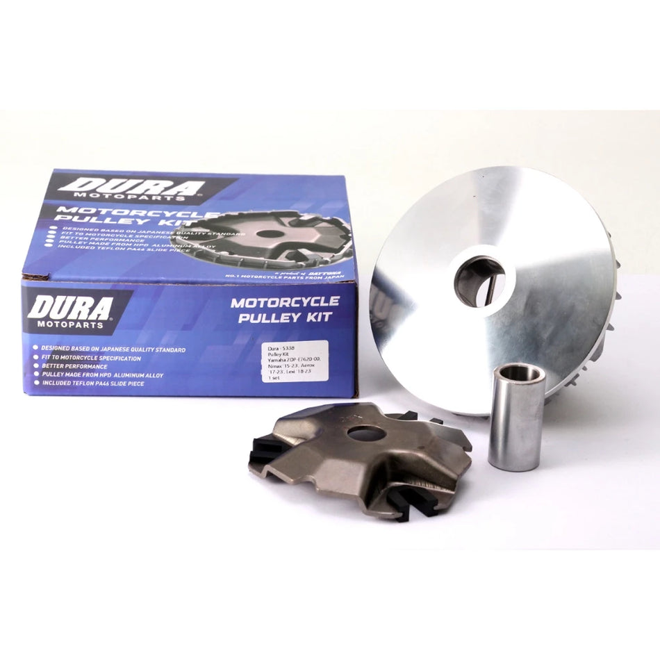 DURA Pulley Kit, YAMAHA 2DP NMAX 150,155, AEROX  (Pulley, Ram Plate, Slider, Bushing)