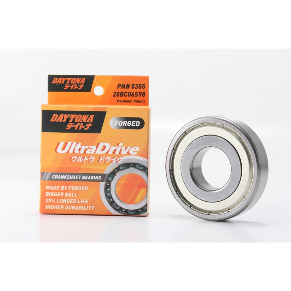 Bearing Krukas Daytona, #25BC06S98, Forged, C3 Hi-Speed