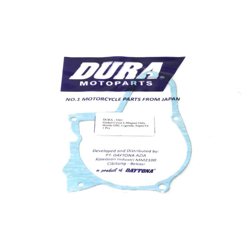 DURA Gasket Cover L/Magnet Only, Honda GBJ,Legenda,Revo,Supra Fit, 0.55mm