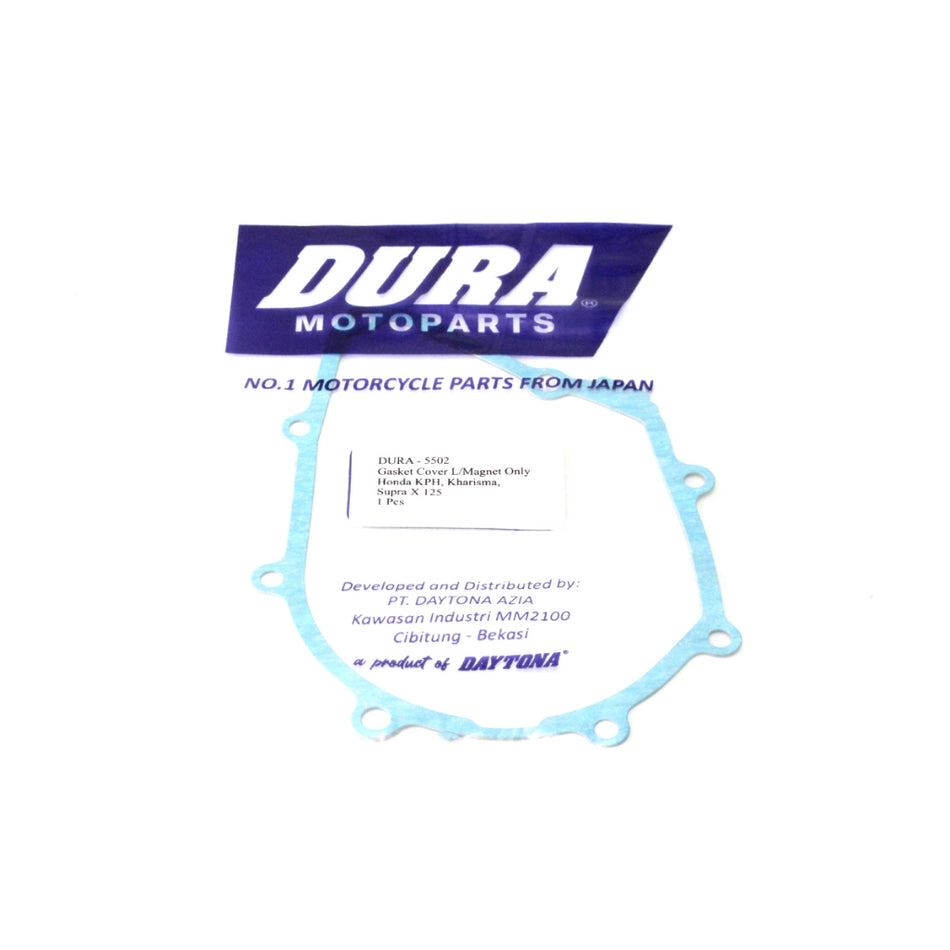 DURA Gasket Cover L/Magnet Only, Honda KPH, Kharisma,Supra X 125, 0.55mm