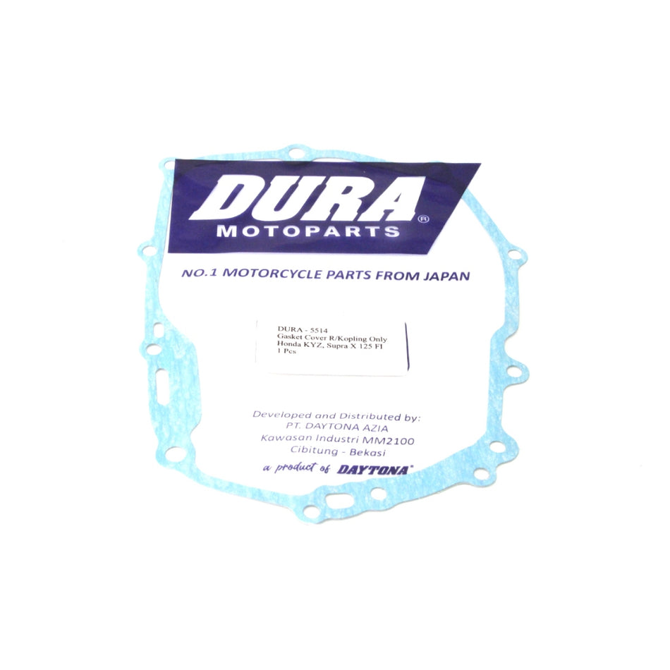 DURA Gasket Cover R/Kopling Only, Honda KYZ, Supra X125 FI, 0.55mm