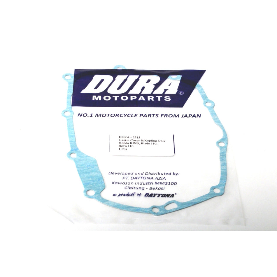 DURA Gasket Cover R/Kopling Only, Honda KWB, Blade 110,Revo 110, 0.55mm