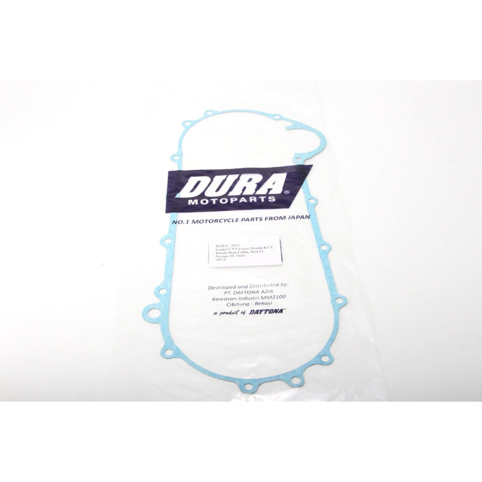DURA Gasket CVT Cover, Honda KVY, Honda Beat Carbu,Beat Fi,Scoopy Fi,Vario