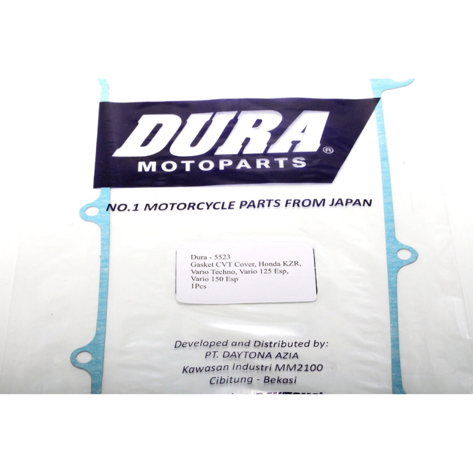 DURA Gasket CVT Cover, Honda KZR, Vario Techno,Vario 125 Esp,Vario 150 Esp