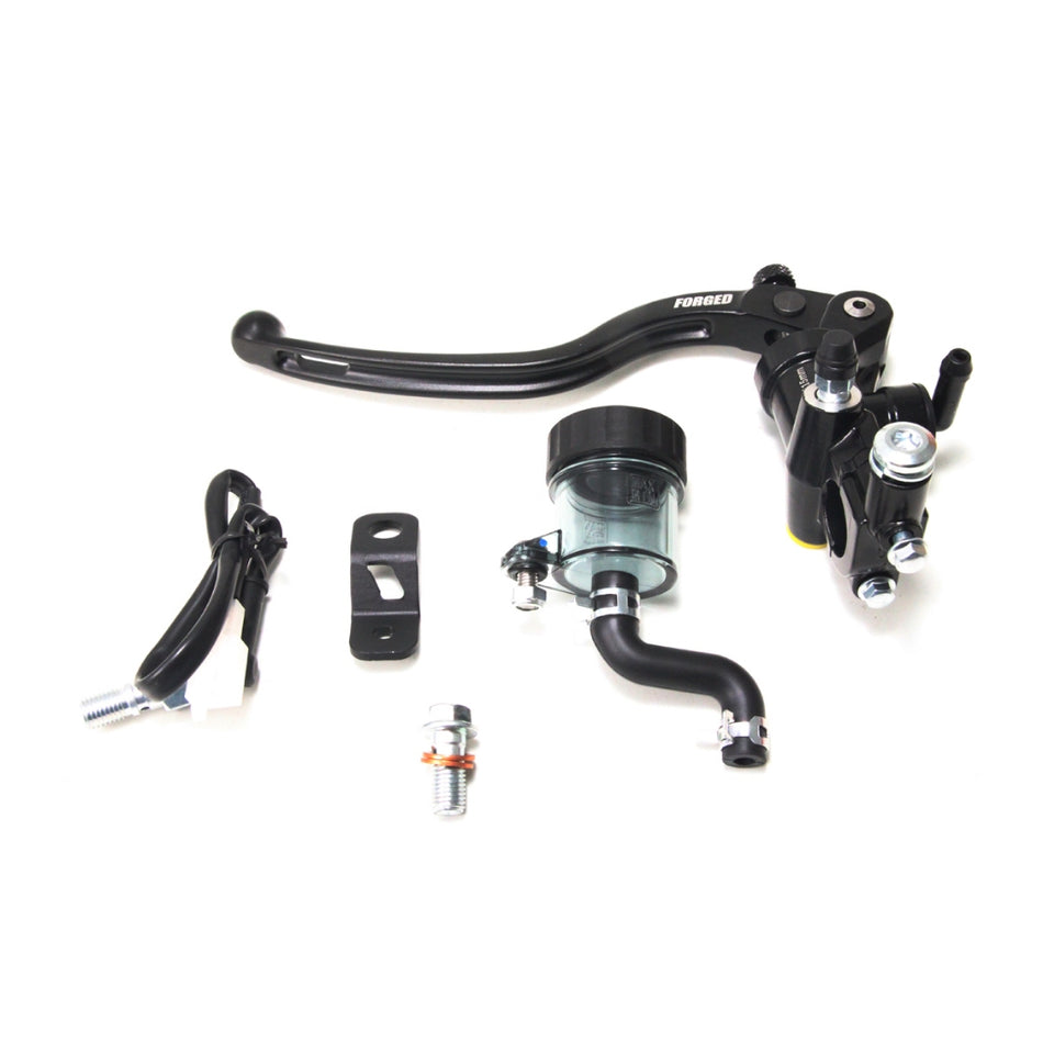 Forged Lever Radial Brake Master Cylinder/Rem LEFT 15mm Black Collor , Master Rem FORGED Hitam KIRI