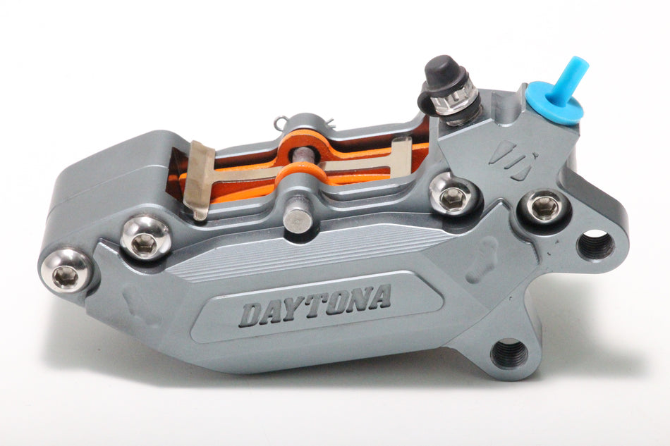CNC 4 Piston Caliper/Kaliper Rem, Titan Color, Size Piston 4 x 30mm
