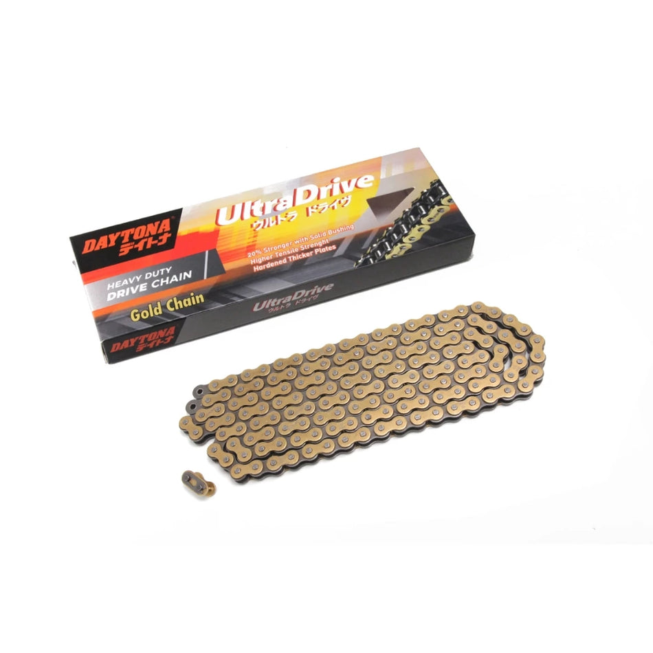 Rantai Gold Daytona Ultra Heavy Duty, GS428HSB-150L, Chain Solid Bushing