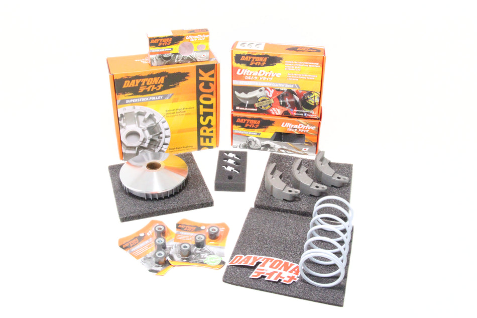 Paket Kirian CVT UP Grade, Stage 3 Daily, NIGHT RIDE, Scoopy 20-25, Per CVT, Per Sentri ,Kampas Ganda ,Pulley