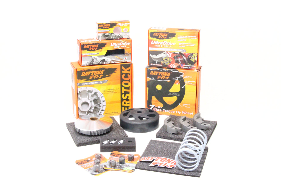 Paket Kirian CVT UP Grade, Stage 4 Daily, FULL CVT, Scoopy 20-25, Per CVT, Per Sentri ,Kampas Ganda ,Pulley ,Mangkok Ganda